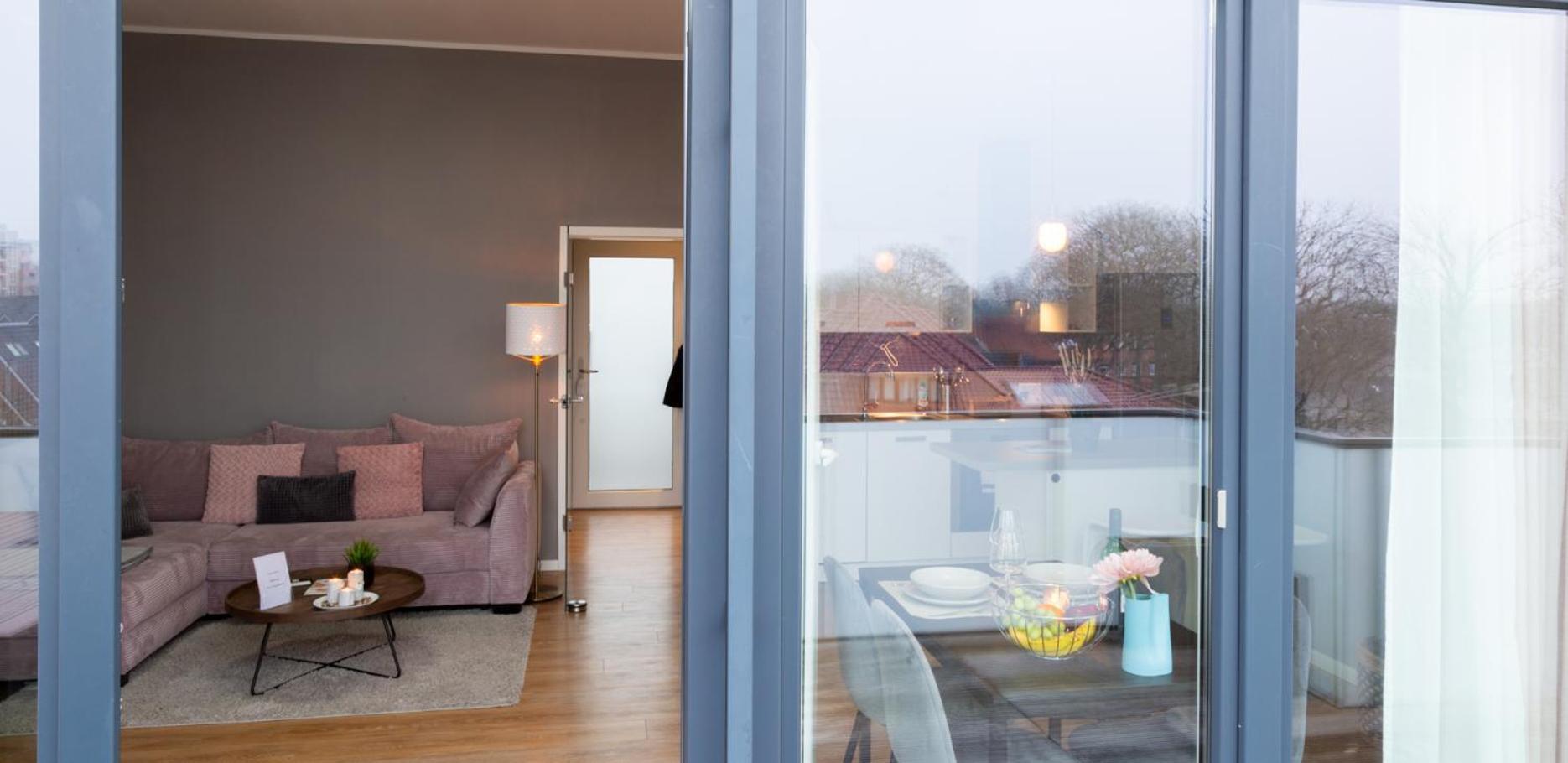 Apartamento Micasa Ol - Modernes Penthouse - Stellplatz - Kueche - Wlan - Dachterrasse Oldenburg Exterior foto