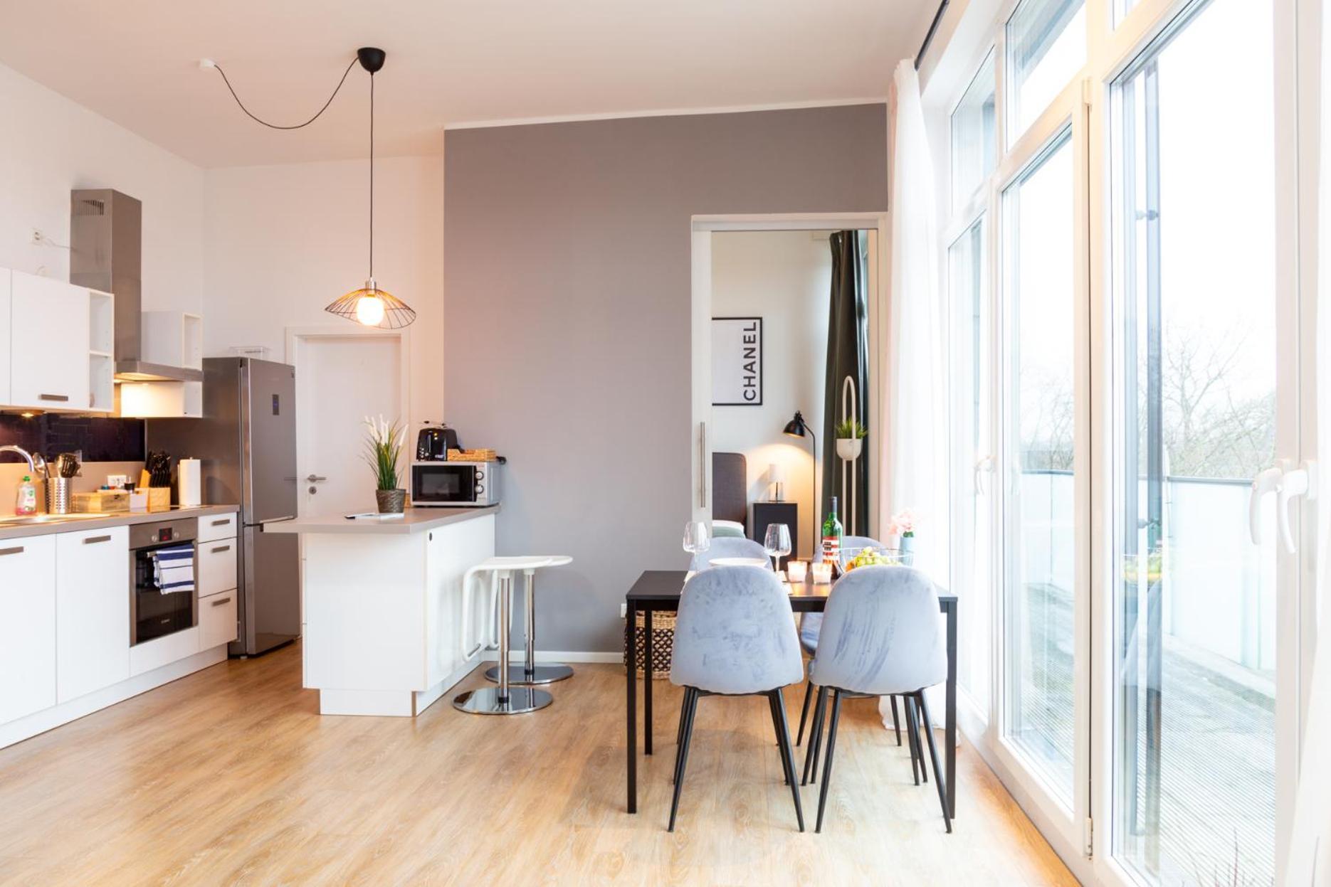 Apartamento Micasa Ol - Modernes Penthouse - Stellplatz - Kueche - Wlan - Dachterrasse Oldenburg Exterior foto