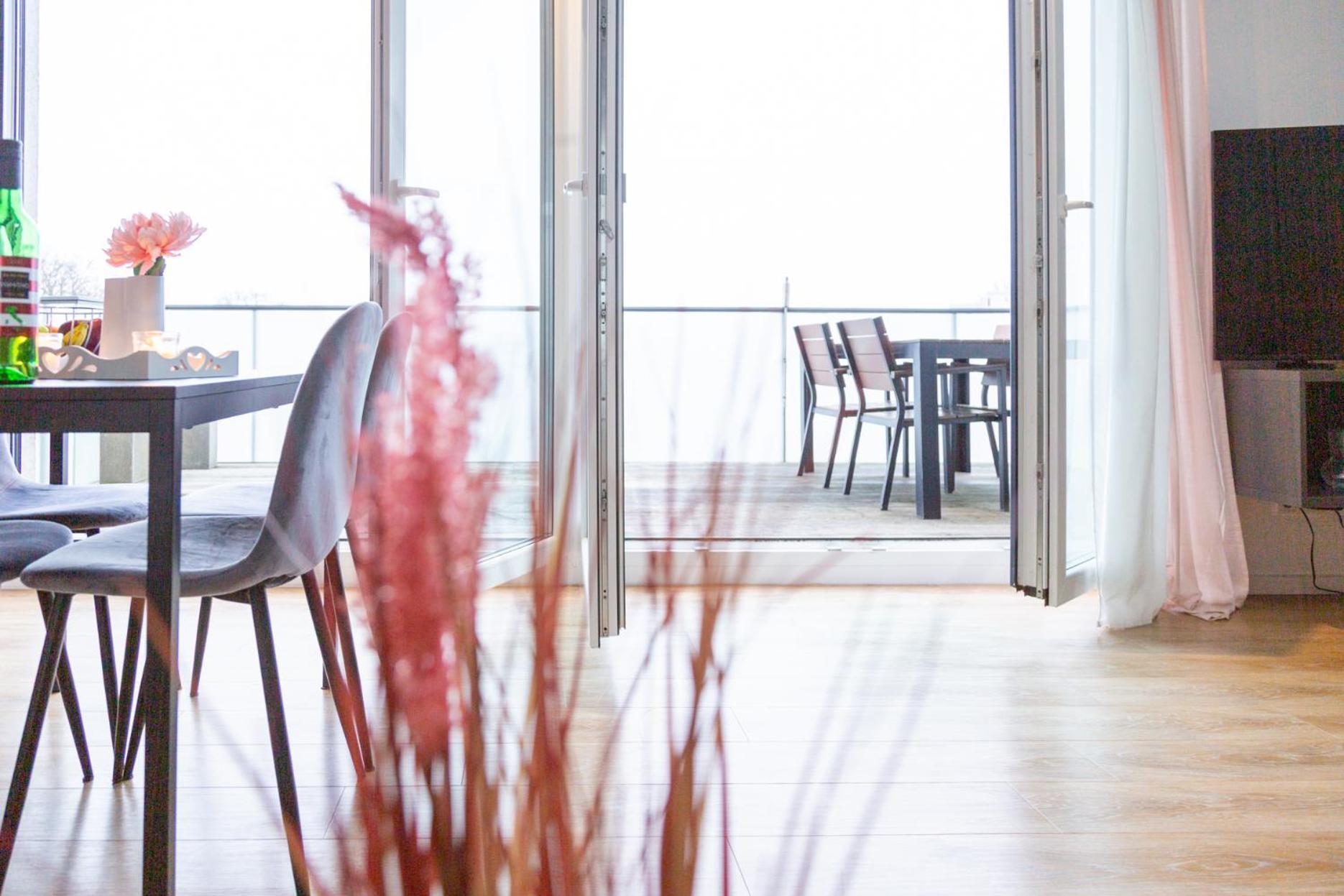 Apartamento Micasa Ol - Modernes Penthouse - Stellplatz - Kueche - Wlan - Dachterrasse Oldenburg Exterior foto